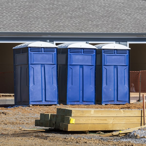 how can i report damages or issues with the portable toilets during my rental period in East Orland Maine